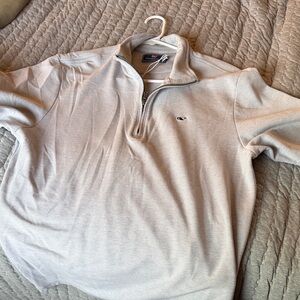 Vineyard Vines  Gray Quarter-Zip Pullover